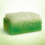 SAVON NATUREL AU LUFFA ET À L’ALOÉ VERA AUX FIBRES NATURELLES DE COURGE.